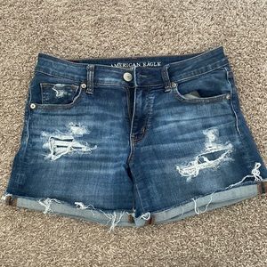American Eagle Midi Jean Shorts